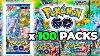 100 Pokemon Go Japanese Booster Packs Opening