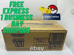 12 box 1 case Pokemon Card Game 151 SV2a Japanese Factory Sealed 2023