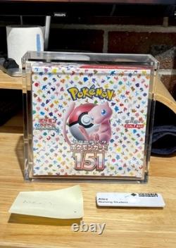 151 Booster Box Pokemon SV2A + acrylic case