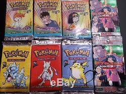 (18) Pokemon Sealed WOTC Booster Pack Lot Base 2 Gym Neo Genesis Japanese Fossil