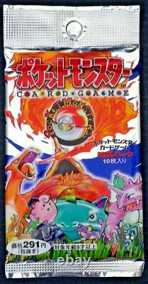 1996 New 291 YEN Mint Pokemon BASE SET JAPANESE FACTORY SEALED Booster Pack