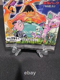 1996 Pokemon Japanese Base Set Booster Pack Opened All Cards Included are Mint