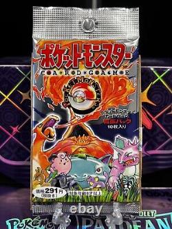 1996 Pokemon Japanese Base Set Factory Sealed Booster Pack