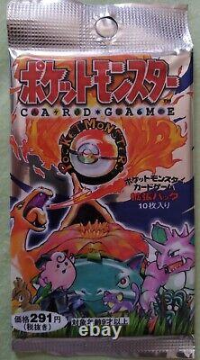 1996 Sealed Japanese Base Set Pokemon Booster Pack! Charizard