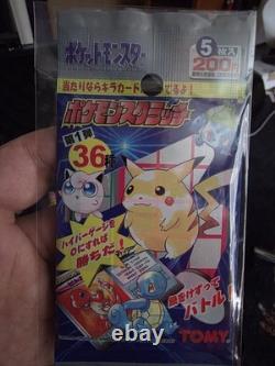 1997 Pokemon Tomy Scratch Card Series 1 Booster Pack Japanese Sealed