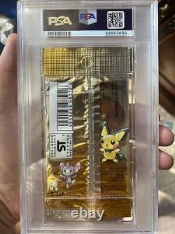 1999 Pokemon Japanese Sealed Neo Genesis 1 Pack PSA 8 NM Mint NEW SLAB CASE