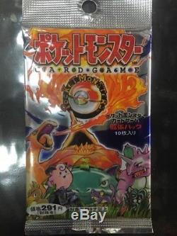 1x JAPANESE Pokémon 1st Base Set Booster 10-Card Pack Pocket Monster Edition Box