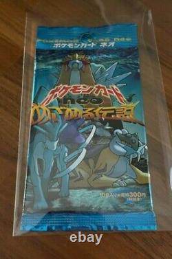 2000 Pokemon Cards Japanese Neo Revelation Booster Pack Factory Sealed