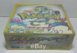 2002 Japanese Pokemon Card E Series E1 Expedition 1st Edition Booster Box Sealed