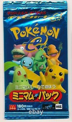 2002 Pokemon e Minimum Pack Booster 1 Pack Sealed Japanese Card McDonalds