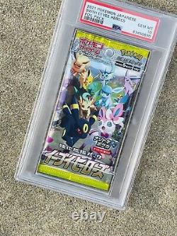 2021 Pokemon Japanese SWSH Eevee Heroes Booster Pack PSA 10 GEM Mint Sealed