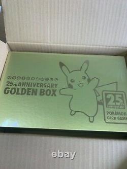 25th ANNIVERSARY GOLDEN BOX Sealed New Pokemon Card collection