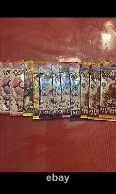 37 pokémon booster pack lot sealed American And Japanese Cards