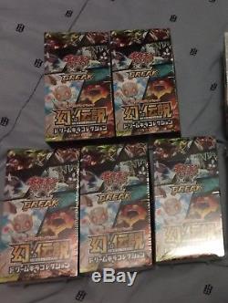5x Pokemon Card XY BREAK Dream Shine Collection Booster Sealed Boxes CP5 Japan