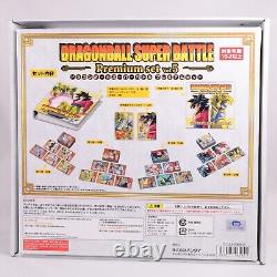 Authentic Bandai Dragon Ball Card Super Battle Carddass Premium Box Set Vol. 5