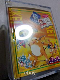 Booster Box Vintage Japanese Pokemon Unopened Charizard Battle Game Note