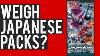 Can You Weigh Japanese Pok Mon Packs