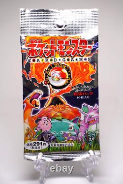 FACTORY SEALED 1996 Pokemon Base Set Booster Pack Japanese (291 Yen) Vintage TCG