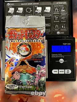 Heavy Pokemon Japanese Base Set Booster Pack 291 Yen Factory Sealed New Vintage