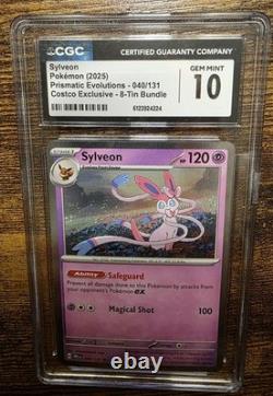 Huge Sealed Pokemon Sealed Lot Mega Evolution Black Bolt Packs ETB CGC10 Sylveon