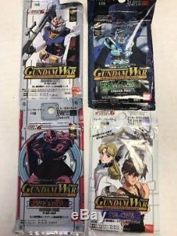 Import Japanese Gundam War LOT Of 49 Booster Packs For Card Game CCG TCG