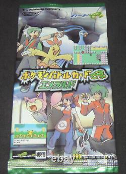 Japanese Pokemon Battle e Series Emerald Booster Pack (5 cards) HTF Rare