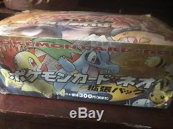 Japanese Pokemon Card Neo Genesis Gold, Silver New World Booster Box 60 Packs