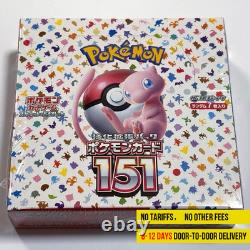 Japanese Pokemon Cards Scarlet & Violet Pokemon Card 151 sv2a Booster Box Sealed