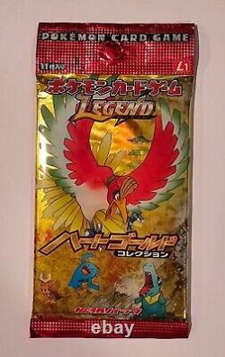 Japanese Pokemon Heart Gold L1 Legend 1st Edition Booster Pack