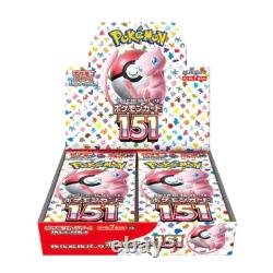 Japanese Pokemon Scarlet & Violet Pokemon 151 Booster Box, New, Sealed
