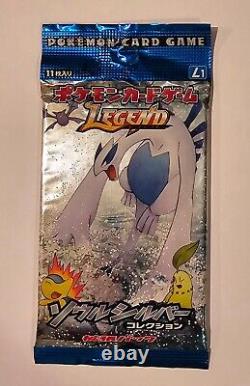 Japanese Pokemon Soul Silver L1 Legend 1st Edition Booster Pack