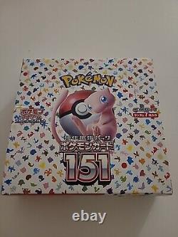 Japanese Pokémon TCG Scarlet & Violet Pokémon 151 Sealed Booster Box Unopen