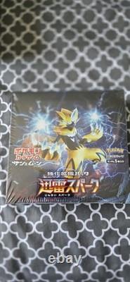 Japanese Pokemon TCG Thunderclap Spark SM7a Booster Box Sealed