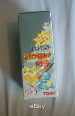 Japanese Pokemon TOMY scratch card booster box 1997