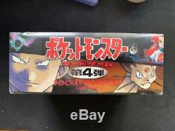 Japanese Team Rocket Sealed Booster Box of 60 Packs Pokemon TCG Banned Grimer