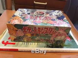 Japanese pokemon Base Set Booster Box, 1996 Sealed, Mint And Very Rare