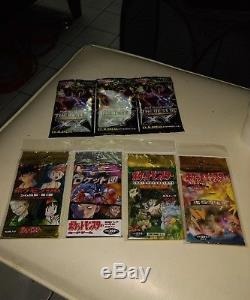 Lot Of 4 Original and 3 recent Japanese Pokemon Factory Sealed booster packs