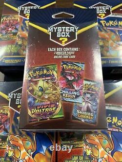 Lot Of 5 Pokemon Walmart Mystery Hanger Boxes Vintage Booster Chase Pack Rare