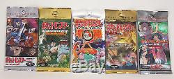 Lot of 5 Different Japanese Booster Packs Factory Sealed MINT includes Base Set