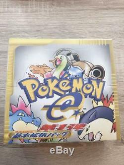 New Pokemon e-Card Base Set Booster Box 1st Edition Authentic From Japan Sealed
