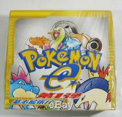 New Pokemon e-Card Base Set Booster Box 1st Edition Authentic Japanese F/S