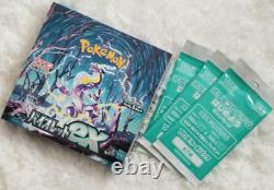 POKEMON CARD GameViolet ex Booster sv1S Japanese 1 Box + 3 Promo Pack Unopened