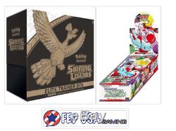 POKEMON TCG Shining Legends Elite Trainer Box + Japanese SM3+ Booster Box Bundle
