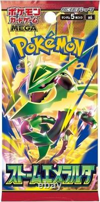 PRESALE Pokemon Card MEGA Storm Emeralda Booster Box M6 Japanese Sealed Shrink
