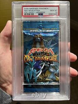 PSA 10 Gem Mint? Japanese Pokemon Neo Revelation 3 Sealed Booster Pack POP 22