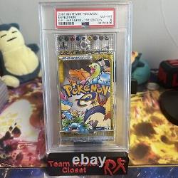 PSA 8 2001 Pokemon Japanese Expedition Foil Booster Pack 1st Edition NM Sealed