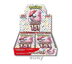 Pokemon 151 Booster Box Scarlet sv2a JP Japanese Sealed New with Shrink