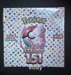 Pokemon 151 Japanese Booster Box Factory Sealed USA Seller NEXT DAY SHIPPING
