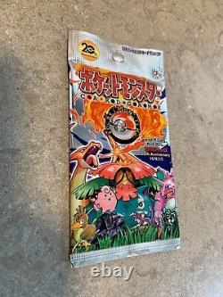 Pokémon 20th Anniversary CP6 1st Edition Japanese Booster Pack New Sealed