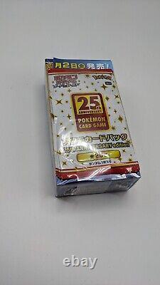 Pokemon 25th Anniversary Japanese Booster with 4 Promo Packs Original Packaging